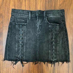 Black Jean Skirt | Size 25